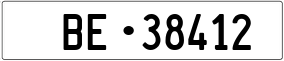 Truck License Plate